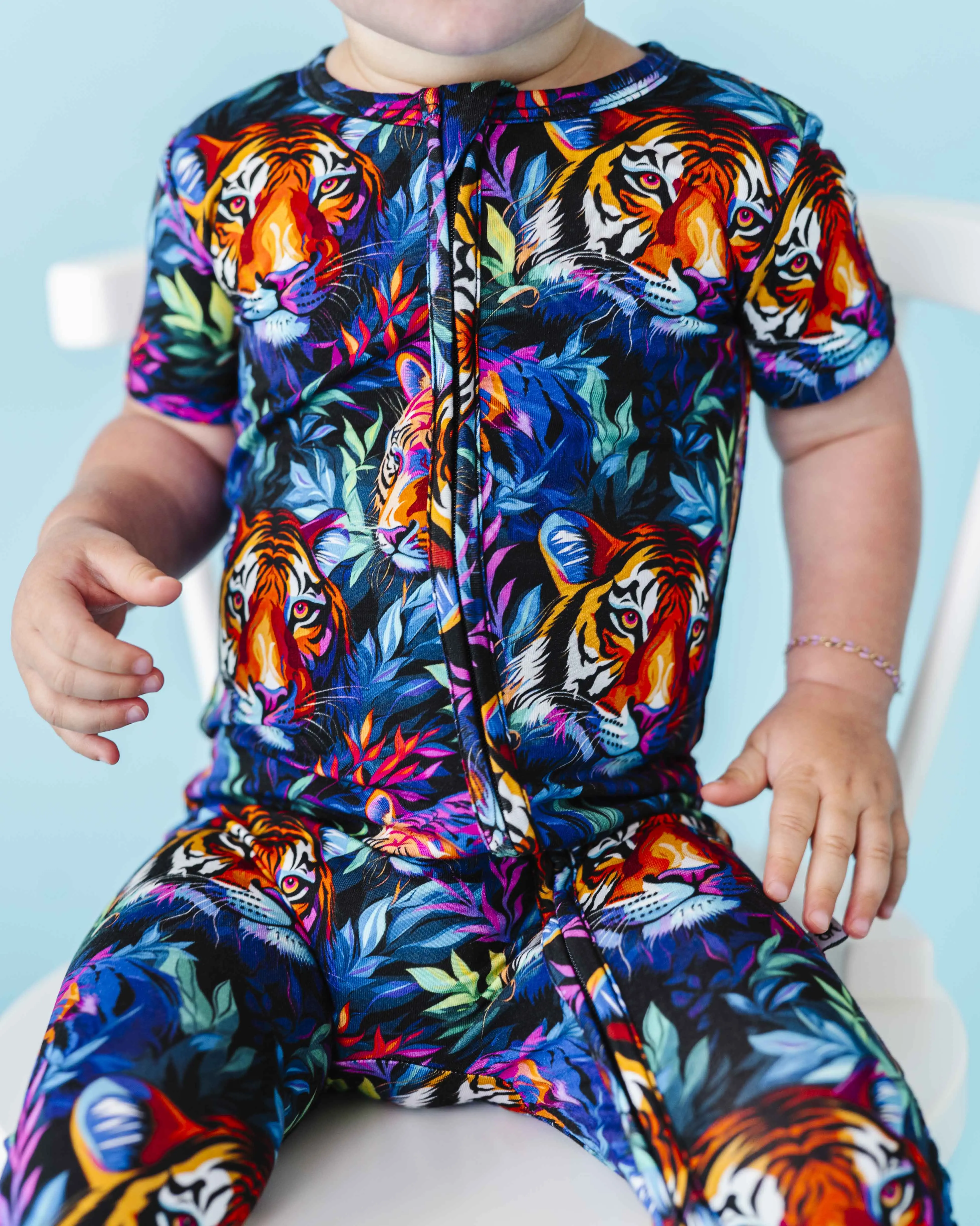 Easy Tiger Short Sleeve Romper