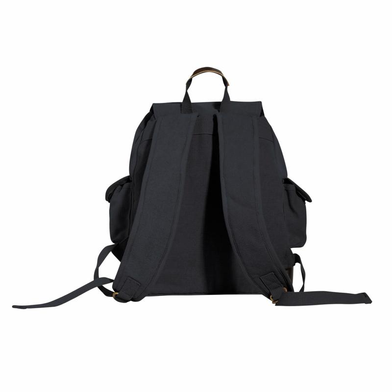 Rothco Vintage Expedition Rucksack - Classic Canvas Backpack for Everyday Adventures, Top Grade Water-Resistant Canvas, Spacious Compartment, Comfortable Straps