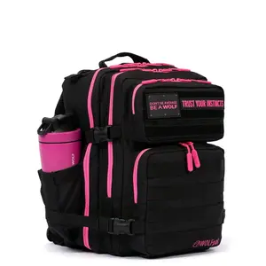 25L Backpack Black Neon Pink-FBA