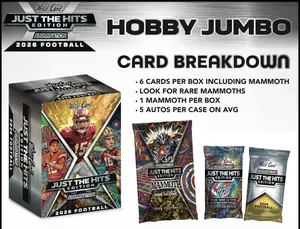 Just The Hits Alumination 2026 Football Hobby Box