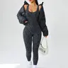 【Black Friday】Women's Seamless Knitted Tight-Fitting Leopard Print Jumpsuit, One-Piece Activewear for Outdoor Cycling & Workouts, Stylish Sporty Sportswear
