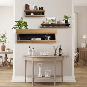 Hidden Wooden Shelf Safe - 1s Access, Home Security Solution, Tactical Gear Hook & Shelf for Home Supplies, Shelves Keep Cash Safe  Hidden Security Shelf You Need!