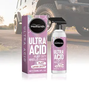 Car Wheel and Tire Rust Inhibitor Heavy Duty Rust and Water Spot Cleaner Automobile Detailing Product Multi-Purpose Surface Stain Remover Bcleaner