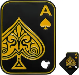 Fidget Toys Adults Metal Keychain Poker Fidget Slider Magnetic Poker Push Card Cool Office Gadgets Relieve Stress Gift Fidget Toys for Men