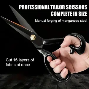 Professional Tailor Scissors, 1 Count Multipurpose Stainless Steel Scissors, Multifunctional Scissors for Cutting Fabric, Leather, Craft, Sewing Supplies, Sewing Supplies Crafts