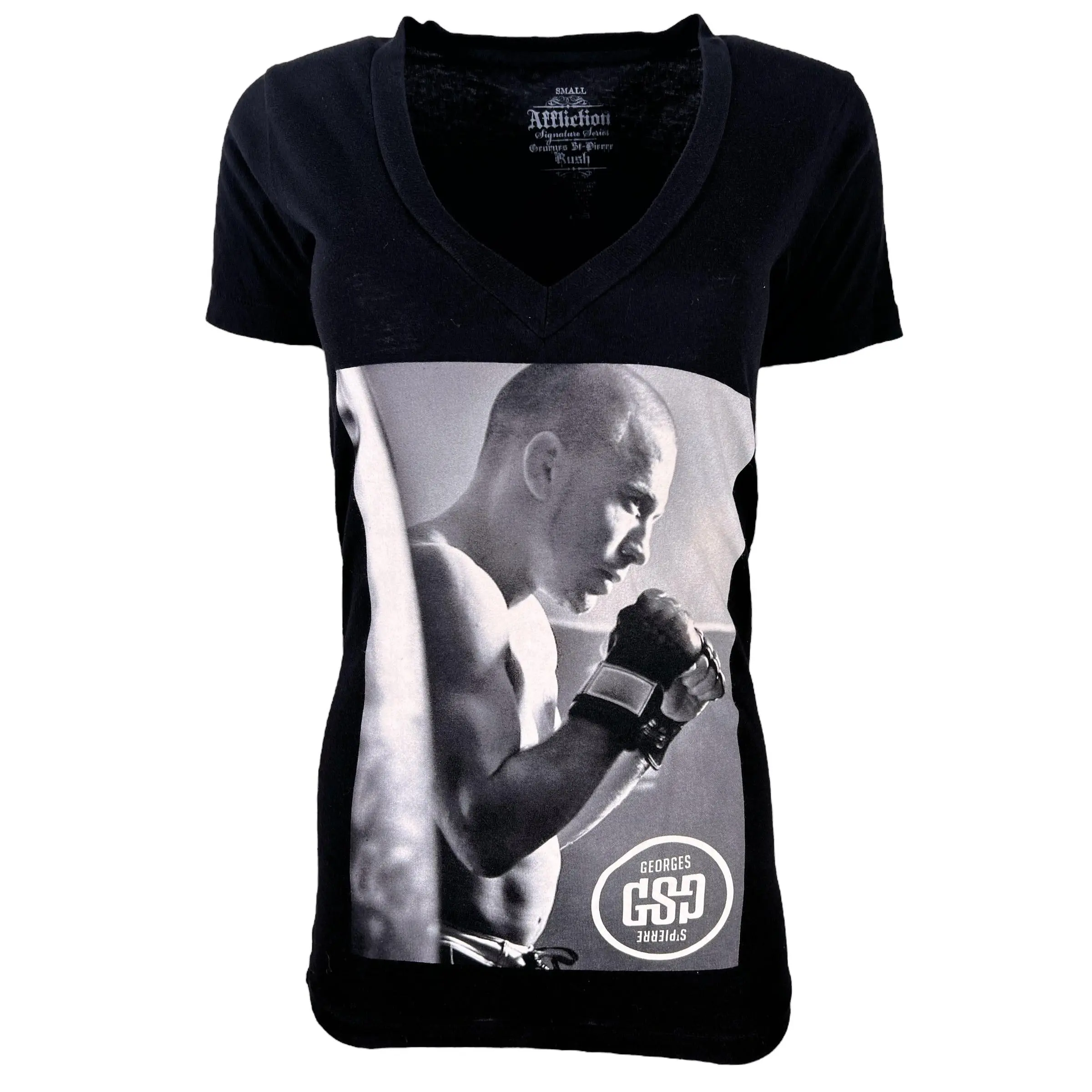 Affliction Women's GSP Authentic T-Shirt - Alt Girl Style Women's T-Shirt, Dark Feminine Aesthetic Casual Top with Hip Hop Elements, Alt Girl Style Women's T-Shirts