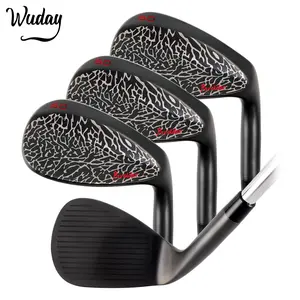 WUDAY Full CNC Milled Golf Wedge – Right Hand, Forged Feel, 6 Angles (50/52/54/56/58/60 Degree) – Gap Sand Lob Wedge with Stepped Steel Shaft & Anti-Slip Premium Rubber Grip