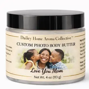 Custom Photo Body Butter – Personalized Mother’s Day Gift | Dailey Home Aroma Collective