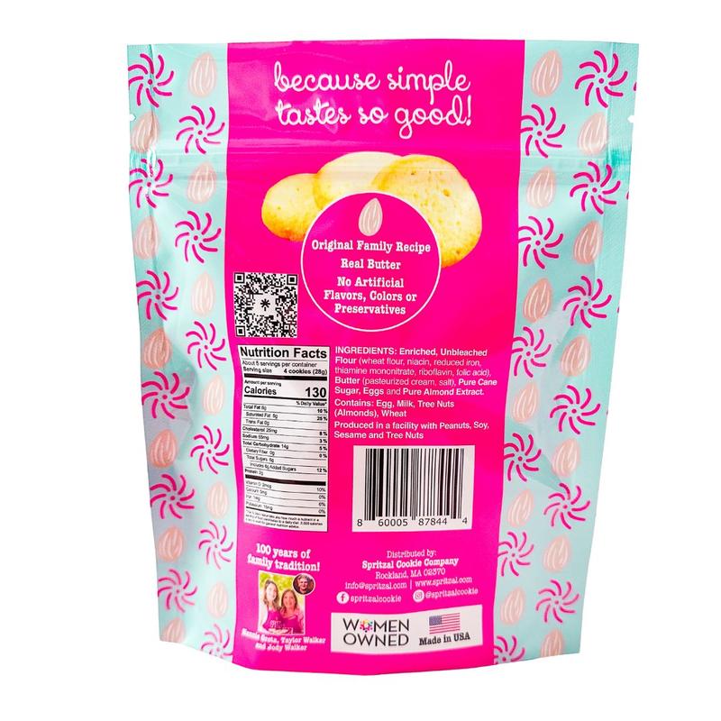Spritzal Cookie Bites Bundle – 3 Flavors: Birthday Cake, Lemon & Almond | Clean Label Snacks | Biscuits