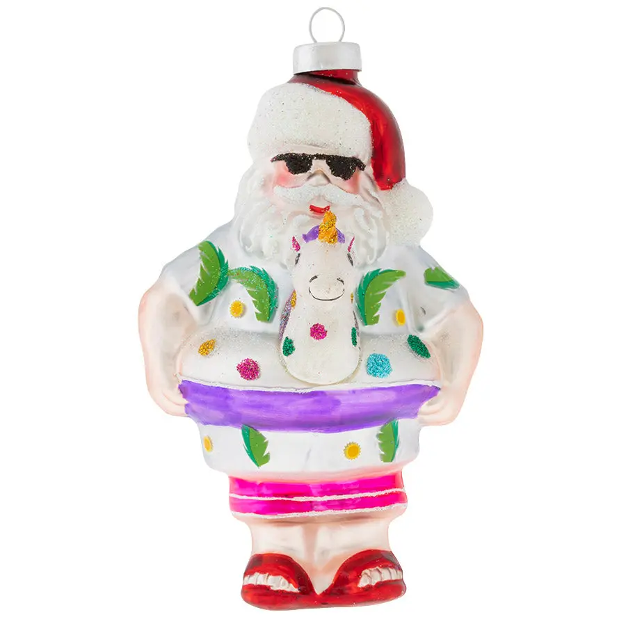 Pool Float Santa