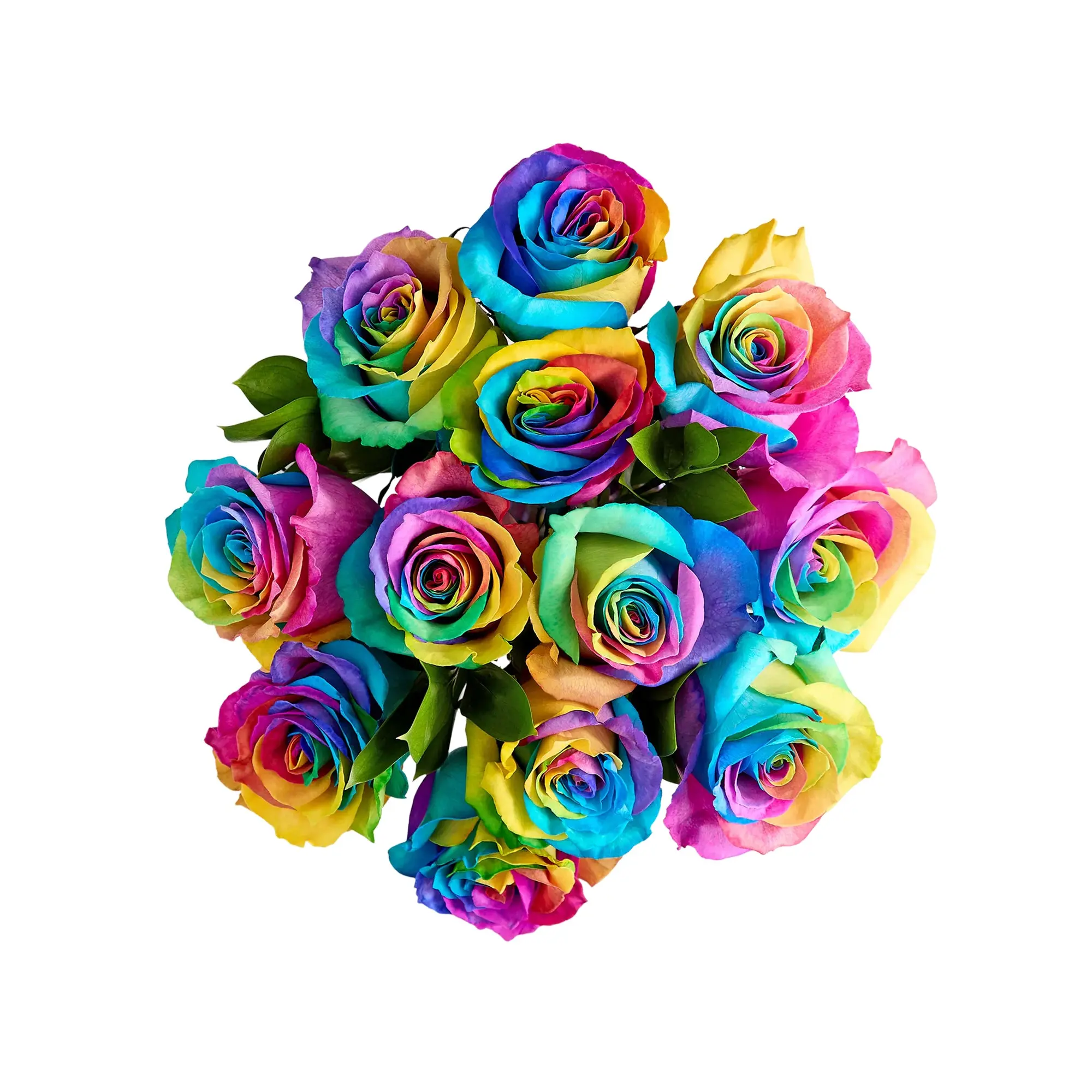 1800 Flowers - 12 Stem Kaleidoscope Roses Bouquet Only, Fresh Flowers 1800 Flowers - 12 Stem Kaleidoscope Roses Bouquet Only, Fresh Flowers