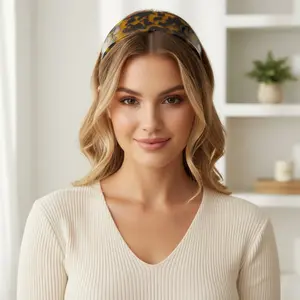 Fashion Accessories Luxury Acetate Headband – Wide Fit, Smooth Finish & All-Day Comfort