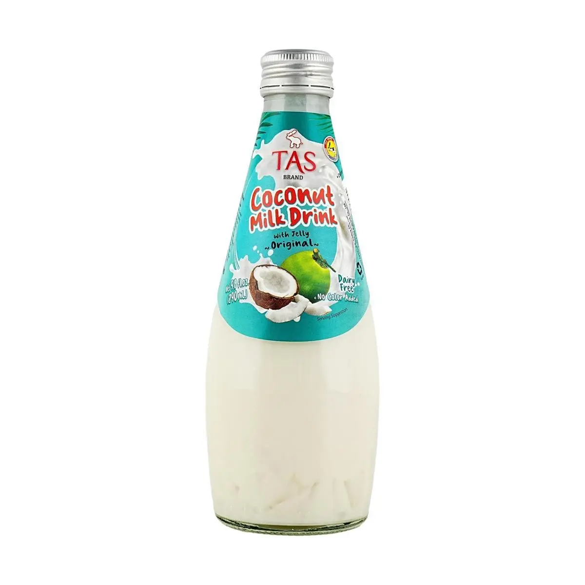 TAS Thai Coconut Jelly Drink with Coconut Milk 290ml - Refreshing Tropical Beverage