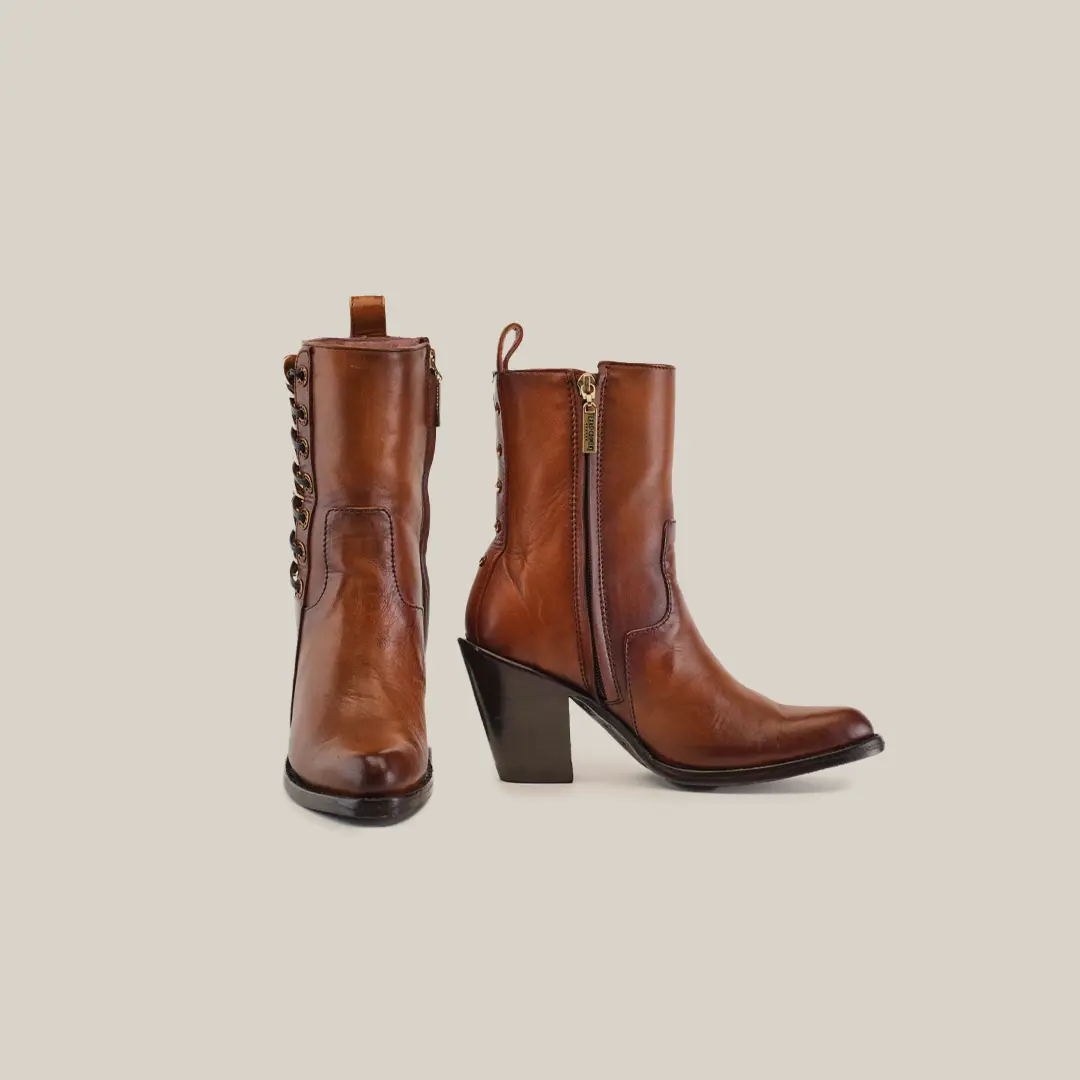 Francia Rings - Tan - J Toe Women Bootie