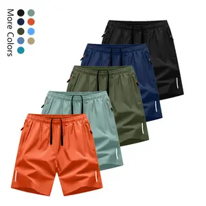 Men's 5-Pack Quick-Dry Athletic Shorts Fashionable Versatile Outdoor Casual Shorts