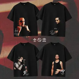 [COLLECTION] Bad Omens Member T-Shirt Collection, Retro Rock Band Tee, Heavy Metal Music Shirt, Unisex Oversize Band Tee, Gift for Metal Music Lovers, Rock Music Gift for Men & Women