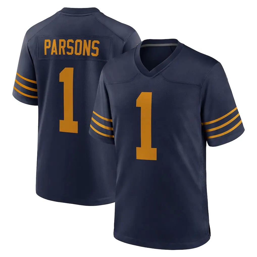 Full Print Micah Parsons #1 Jersey Shirt, America Football Jersey, Sport Clothing, Football Uniform, Jersey For Football Fans, Gift For Him