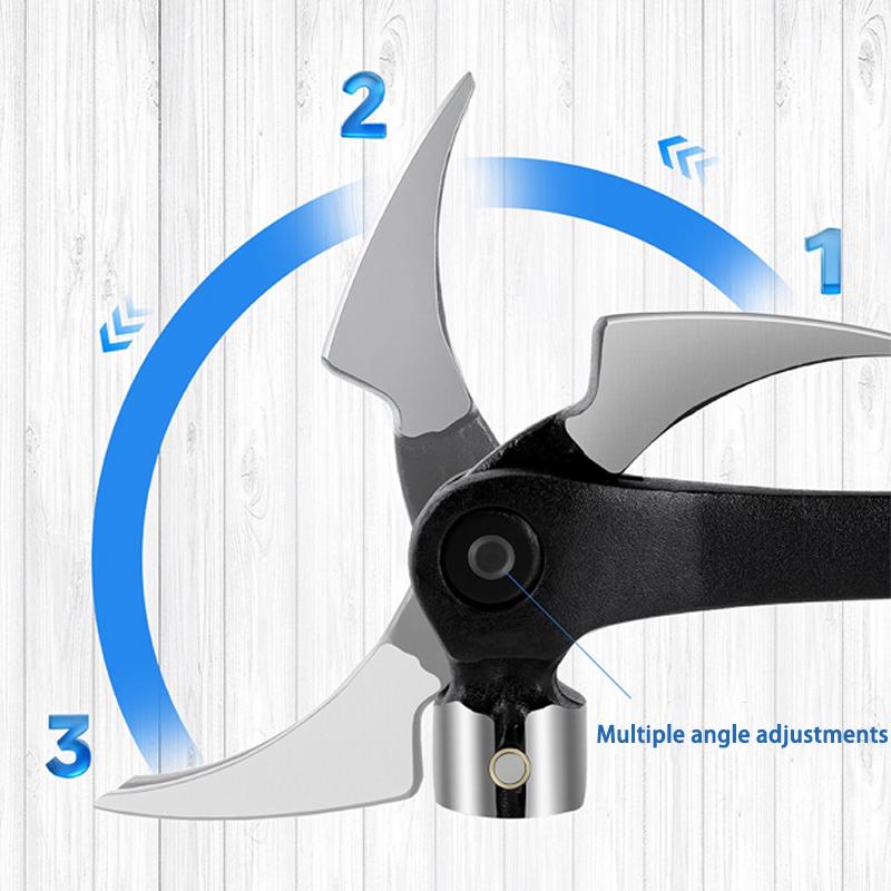 2-in-1 Magic Claw Hammer Magnetic Head & Indexing Rip Claw 16oz Forged Steel for Framing Demolition Woodworking Hard Material High Temperature Forging Easy Nail Removal framing  hammer cabo  contra  impacto