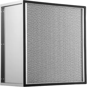 VEVOR Filter Replacement, 24''x 24''x 11.5'' AC Filter, HEPA Pleated Air Filter, Air Filter Replacement with Durable Galvanized Frame, 99.97 Standard Filter Compatible for HEPA Filter Novair 2000