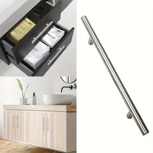 1 Stainless Steel T-Handle, Suitable for Kitchen Cabinet Doors, Drawer Pulls, Cabinet Knobs, Furniture Handles and Cabinet Drawer Handles