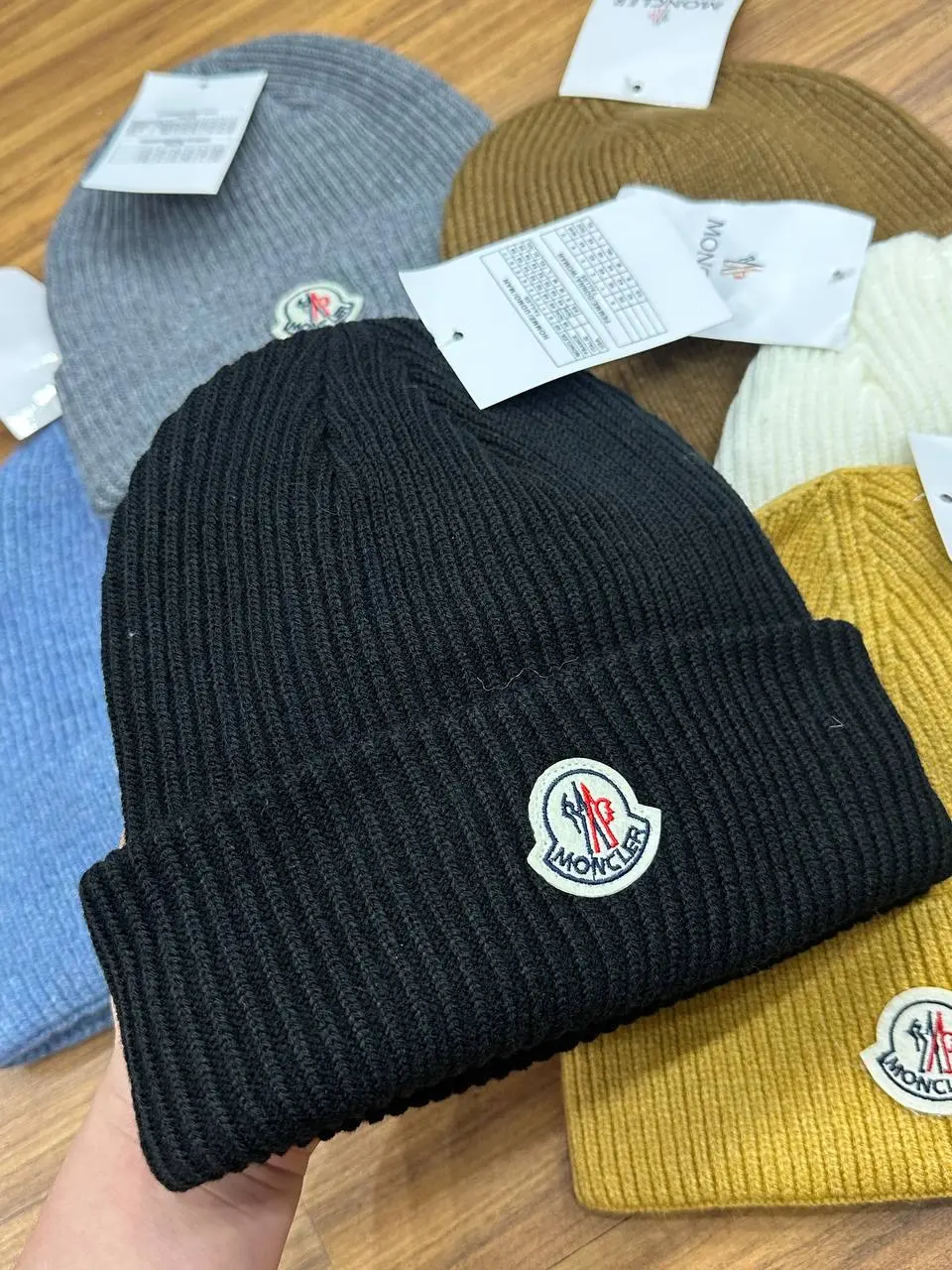 Moncler Winter Beanie Hat – Soft Wool Ribbed Knit Cap, Premium Streetwear Accessory for Men and Women #StreetwearAccessory #WinterOutfit #BeanieSeason#ColdWeatherStyle