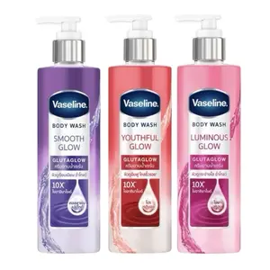 Vaseline Limited Edition Luminous Glow Youthful Smooth Glow Body Wash 425ml with Glutaglow Technology for Enhanced Glow Radiant