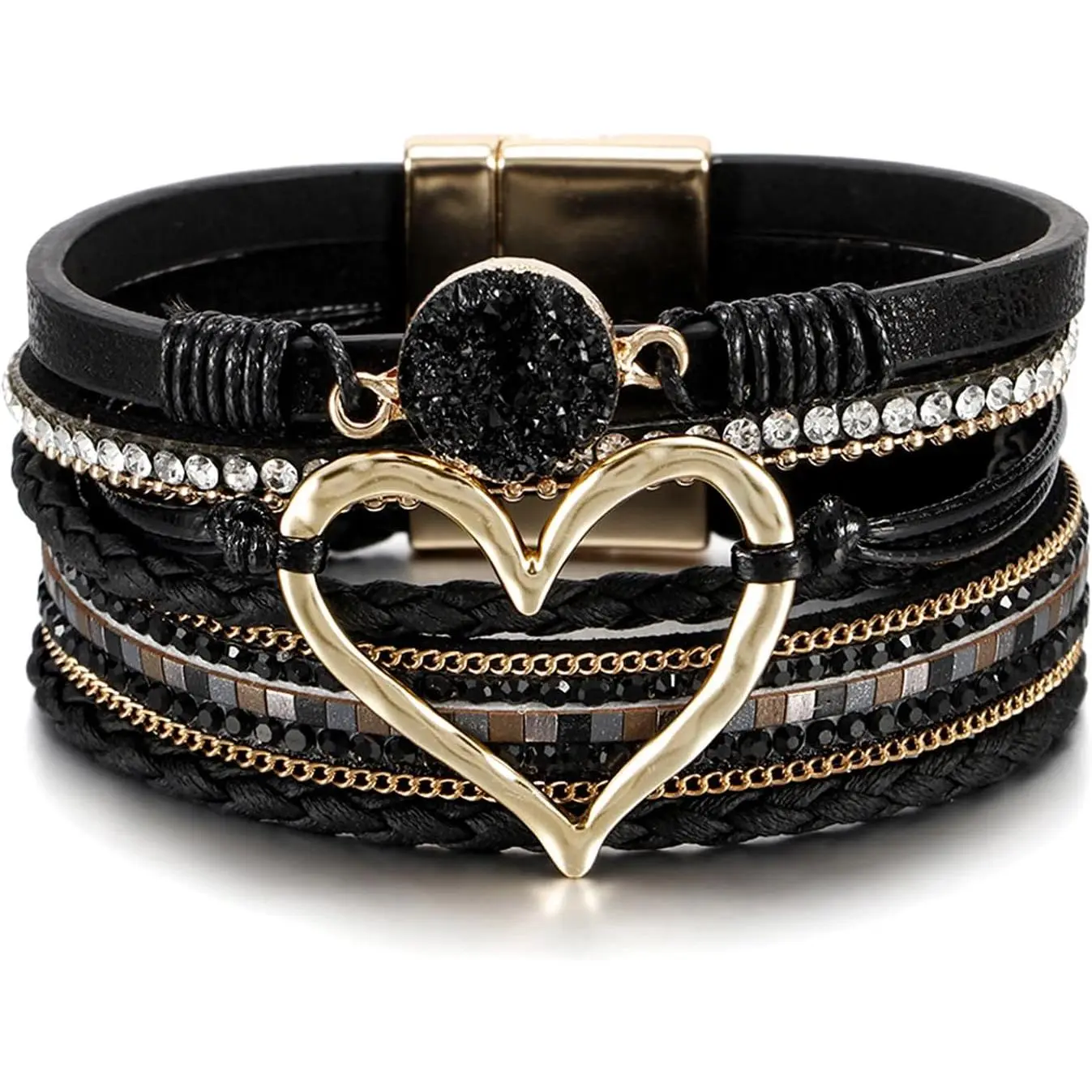 Heart Leather(Black)