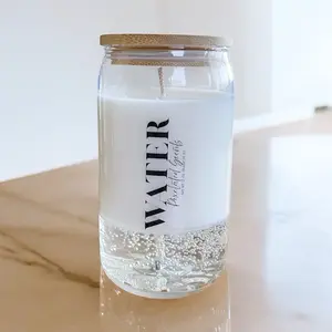 Water scented candle