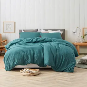 Natural Loft Coma Inducer Comforter with Cover - Ocean Depths Teal