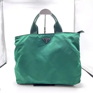 Pre-owned PRADA H6 Green Large Nylon Handbag/Shoulder Bag 61812