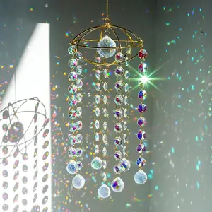 Rainbow Maker Sun Catcher Crystal Pendant, Perfect Room Decoration, Gift for Lover, Crystal Prism, Decorative Hanging Ornament