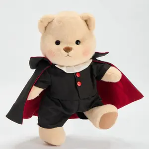 Getahug Halloween Vampire Gentleman Bear | Handmade Jointed Teddy Bear Stuffed Animal Gift