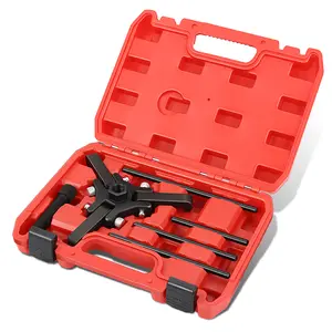 ‎Harmonic Balancer Pulley Puller 6-pcs Set 3-Jaw Puller for Harmonic Dampers & Balancers Removal Compatible with Chrysler GM Mitsubishi