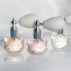 Cat-shaped Shimmering Highlighter Powder Spray-Glitter Face Highlighter Spray for Women Party or Daily Wear Sparkle Powder High Gloss Spray