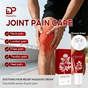 DoctorPro Pain Relief Massage Cream Relieve Joint Pain Soothes Knees, Lumbar, Neck, Hands, with Herbal Ginger and Ginseng Extracts Suitable for Daily Body Care Roller Massage Design