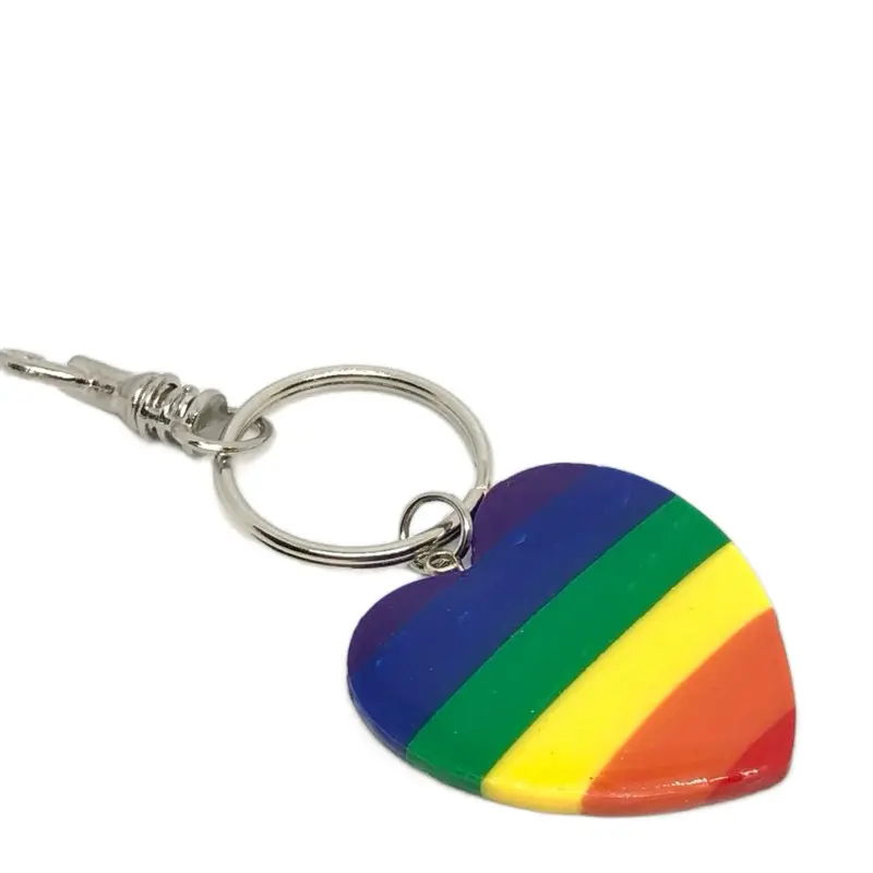Gay Pride Flag Keychain