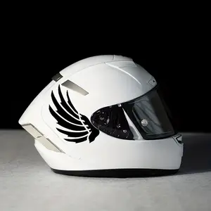 2PCS/SET For Motorcycle/Car Accessories, Motorcycle Enthusiast Backpacks Creative design of black & white wing silhouette (cool motorcycle elements) Easily grasp cool motorcycle black & white wing silhouette dynamic dominant style
