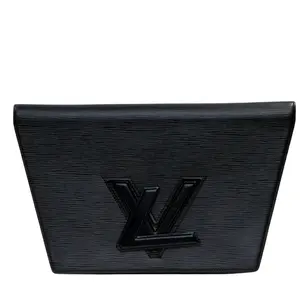 Pre-owned Louis Vuitton Leather Clutches & Wristlets Trapeze Epi Twist LV Clutch Bag 1991 Collection Iconic Epi Leather