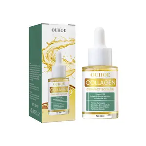 Collagen Body Massage Oil - Gentle, Nourishing, Hydrating Cosmetic Body Care Oil with Hyaluronic Acid, Daily Moisturizer for Massage