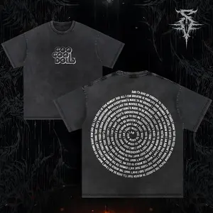 SINFUL ATELIER Retro Goo Goo Dolls Iris Comfort Heavy Metal Shirt, Unisex Oversize Rock Band Cotton T-shirt, Gift For Rock Music Lovers , Gothic Punk Emo Grunge Y2K Outfits SO7