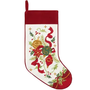 Nostalgic Ornaments Embroidered Stocking