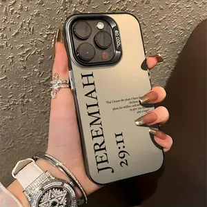 Jeremiah 29:11 Bible Verse Christian Phone Case Aesthetic Cover for Iphone 17 16 11 15 14 13 12 Pro Max Plus Case Birthday Christmas Gifts for Women Men Christian Gifts for Women Men