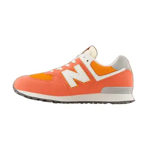 NEW BALANCE Youth 574 'Gulf Red' Sneaker, Iconic Casual Trainer with a Comfortable Fit and Versatile Style, Footwear