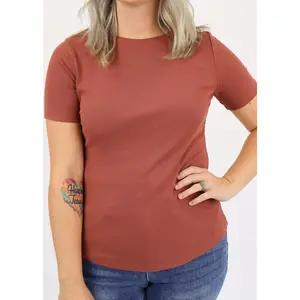 The Ribbed Basic Crewneck Tee