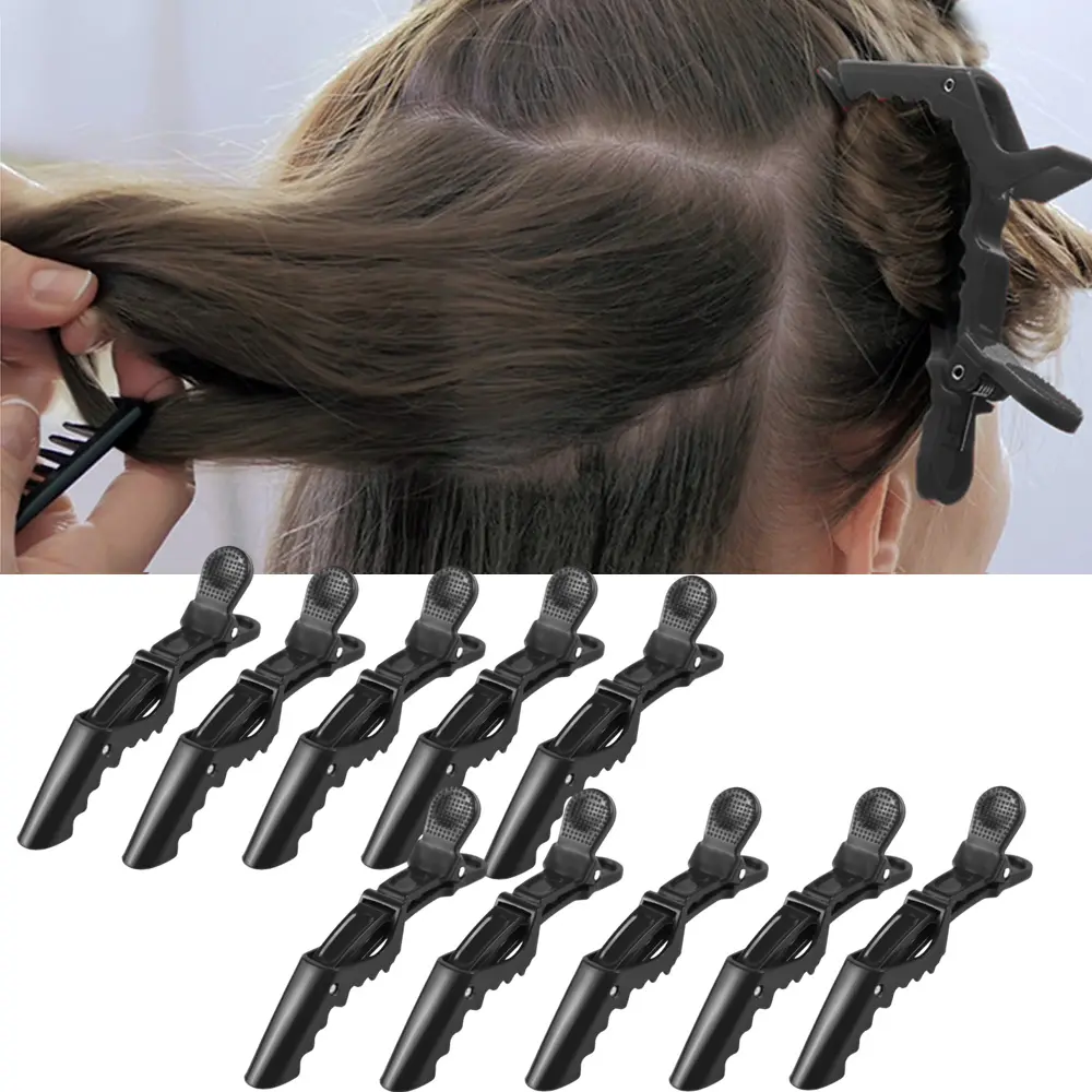 Solid color Alligator Clips For Hair Styling 10 Pack – Professional Alligator Hair Clips For Women, Hair Clip For Women,Solid color  Hair Clips For Styling – Firm Hold Without Slipping
