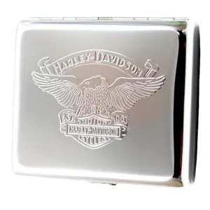 Retro Cigarette Case Victorian Style Metal Holder, Credit Card Holder Pocket, Large Rfid Protective Security Wallet, Diamond Pattern