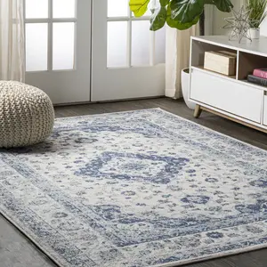 JONATHAN Y Indhira Ornate Medallion Persian Indoor Area Rug; for Living Room, Kitchen, Bedroom, Dining Room, Office