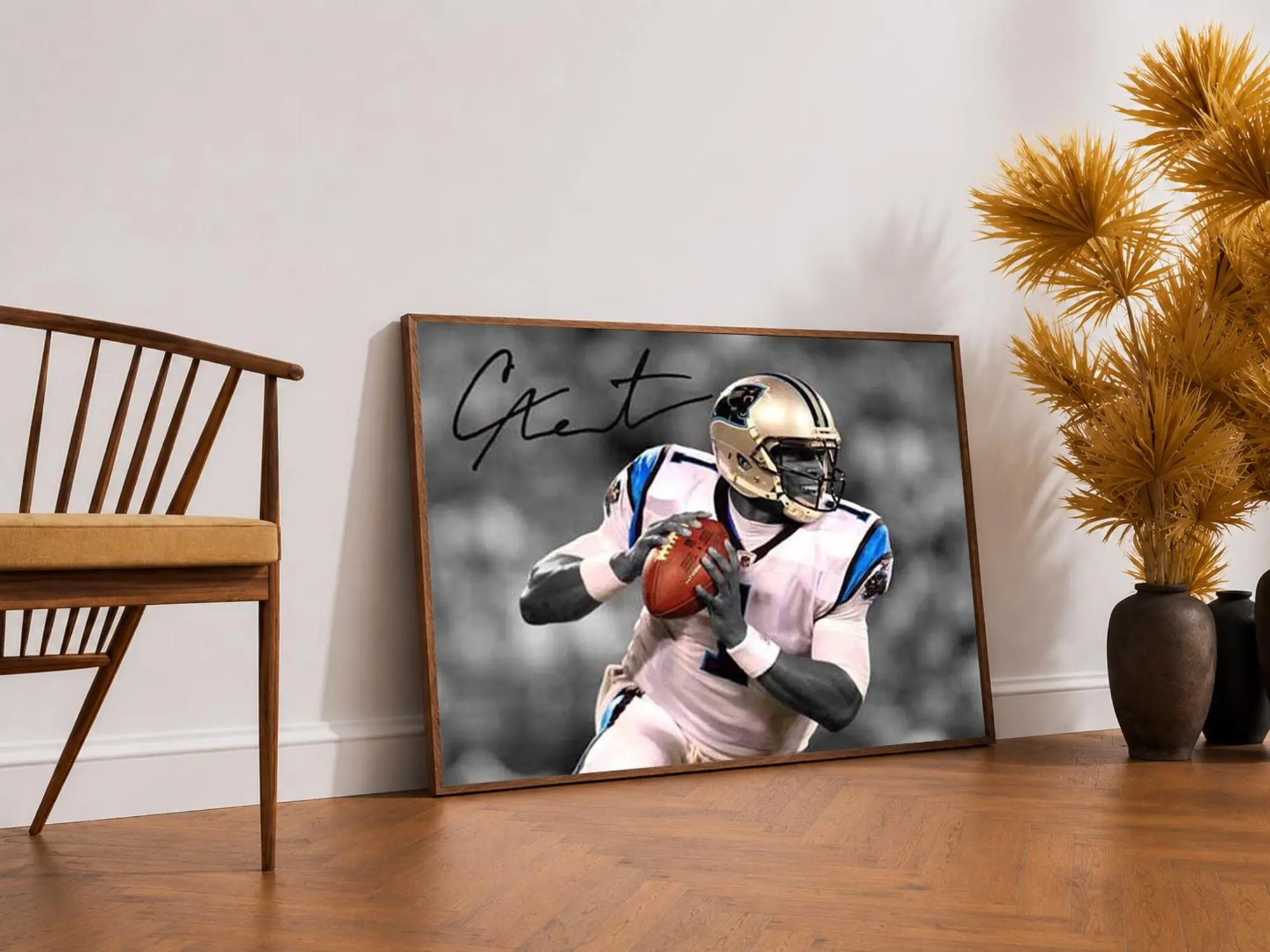 Cam Newton Signed Photo Poster( Unframed - Print Only )