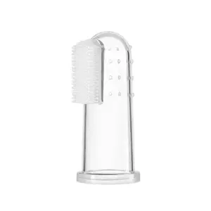 Optimal Pet Dental Finger Toothbrush - Soft Silicone for Gentle Cleaning & Easy Use - Transparent Design for Cats & Dogs - Promotes Oral Health