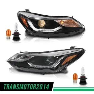 Fit For 2016-2019 Chevy Cruze LED DRL Headlight Assembly Headlamps Left+Right G-PLUS